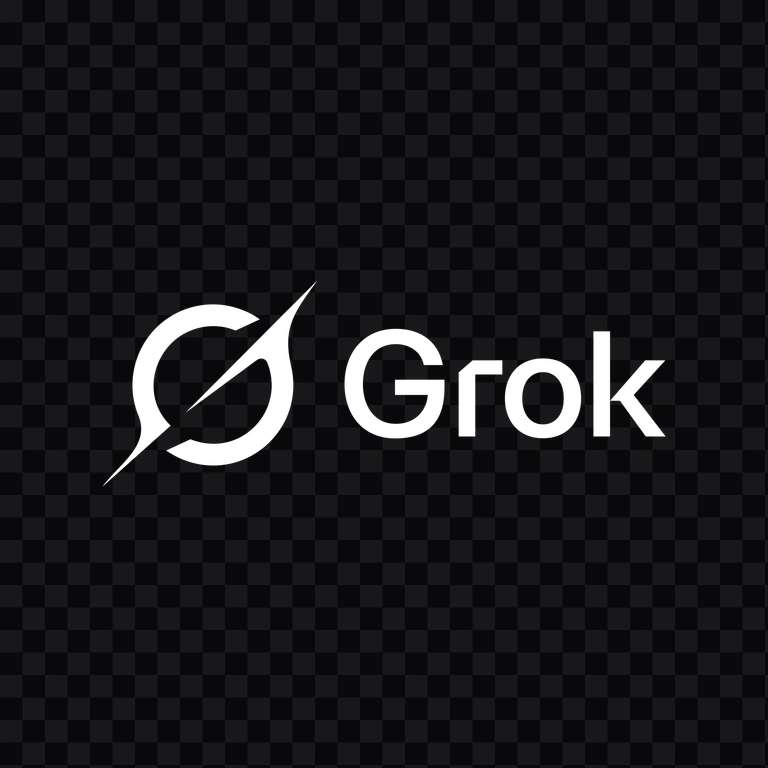 logo Grok / xAI putih PNG
