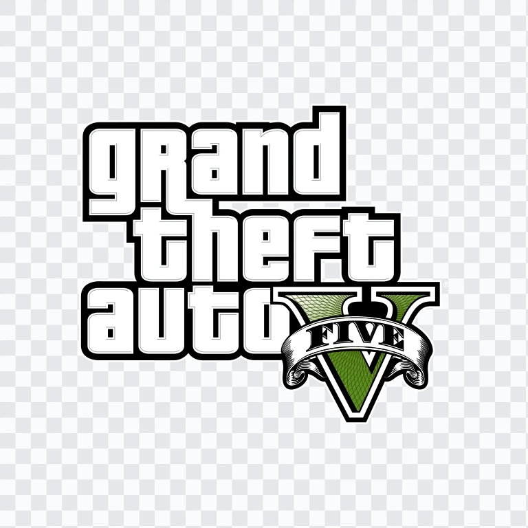 GTA (Grand Theft Auto) colored logo SVG