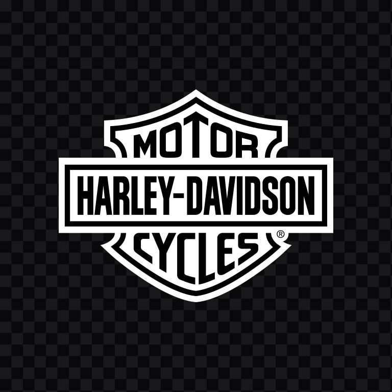Harley-Davidson white logo SVG