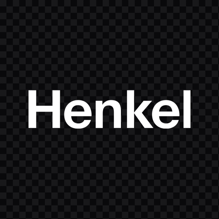 Henkel white wordmark SVG
