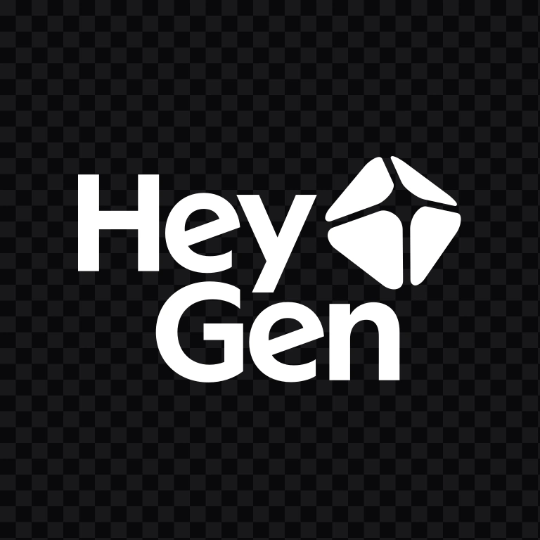HeyGen white logo SVG