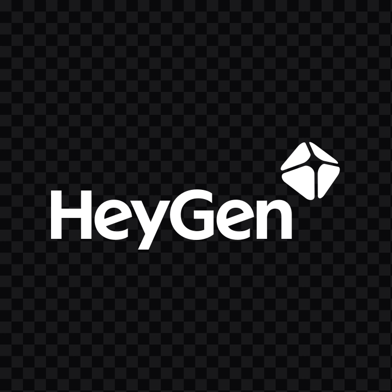 HeyGen white logo SVG