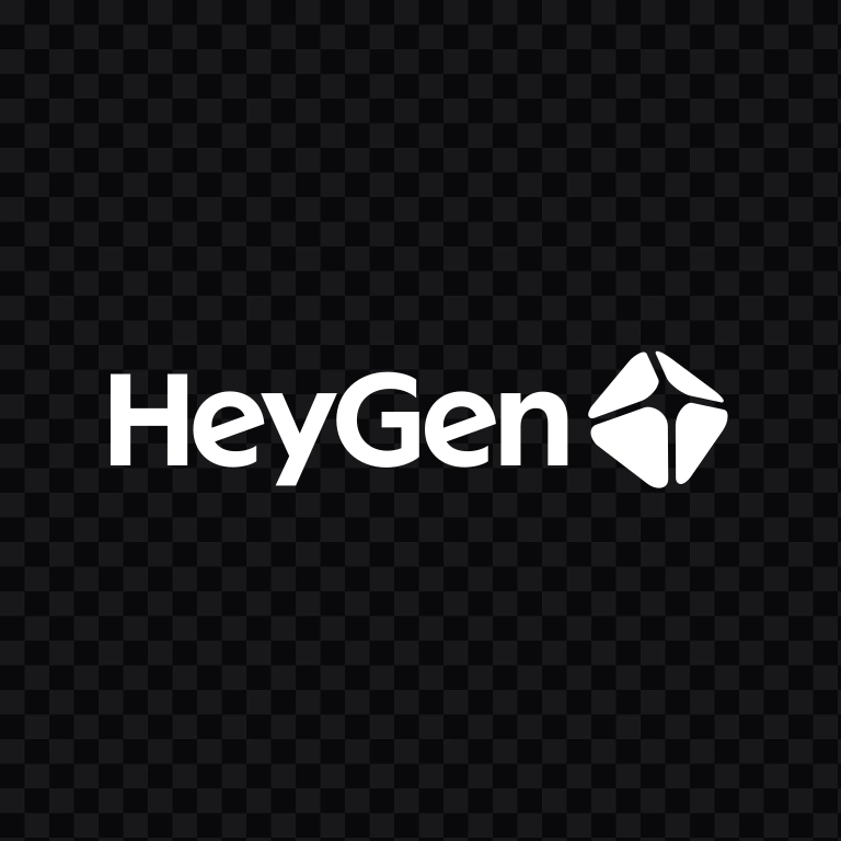 HeyGen white logo SVG