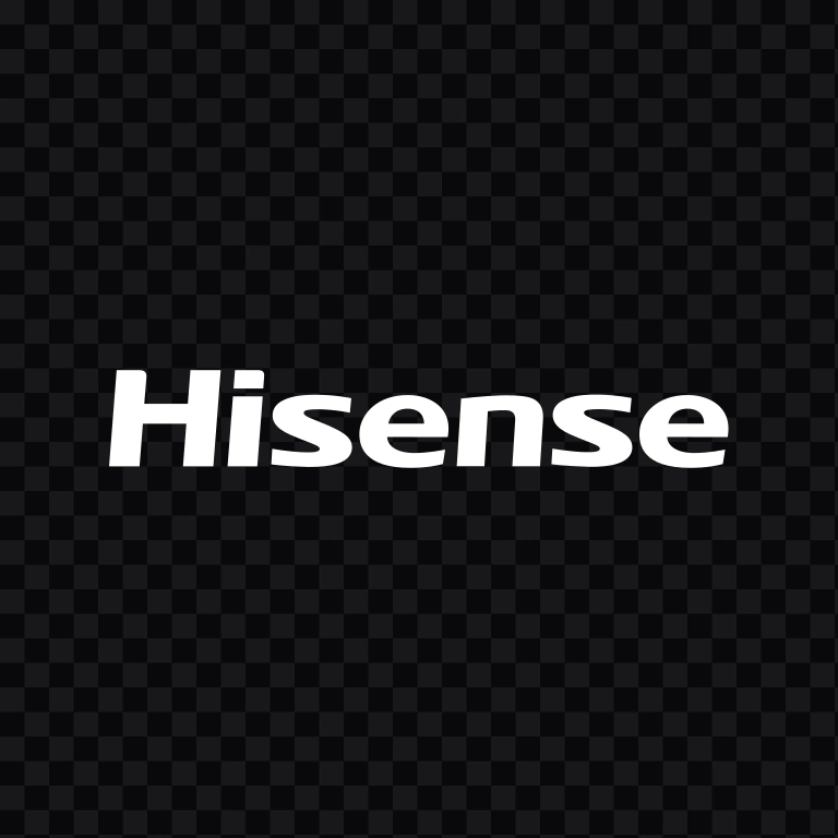 Hisense white logo SVG