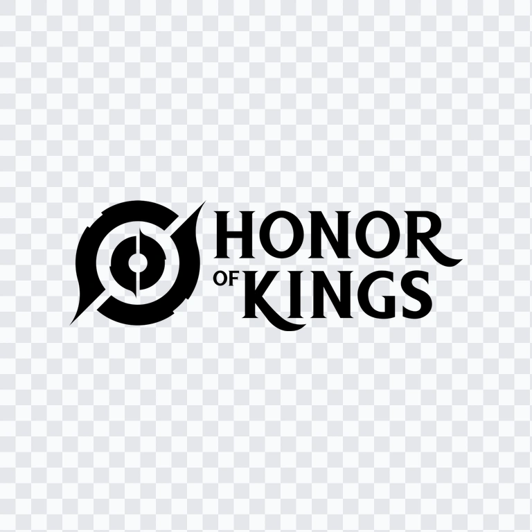 Honor of Kings black logo PNG