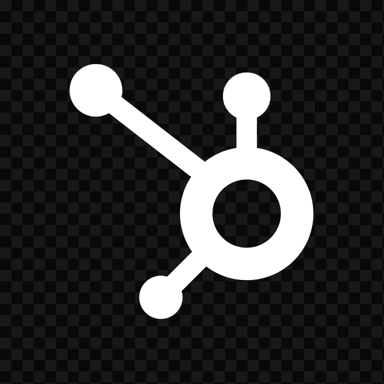 ikon HubSpot putih PNG