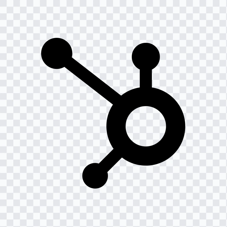 ikon HubSpot hitam PNG
