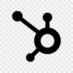 HubSpot black icon PNG