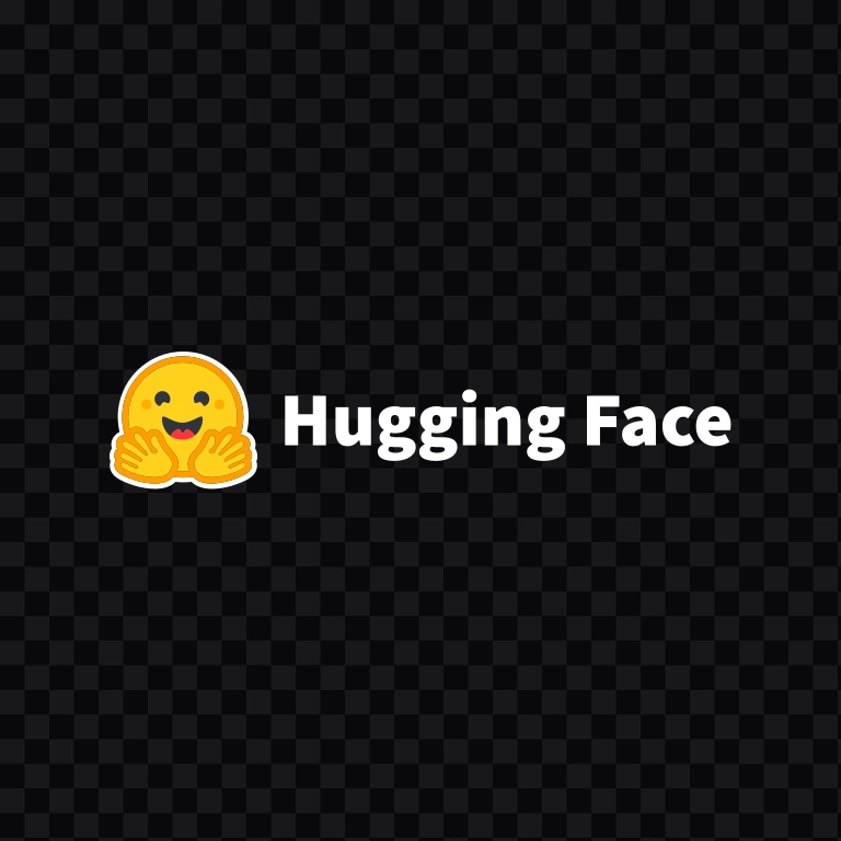 Hugging Face Horizontal light logo SVG