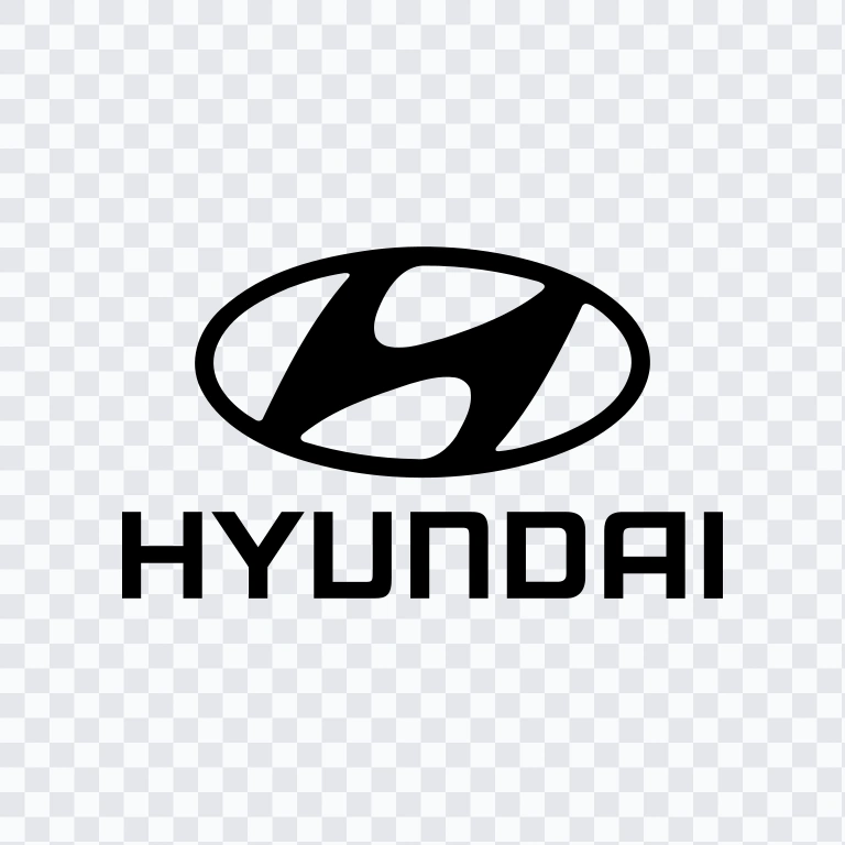 Hyundai black logo SVG