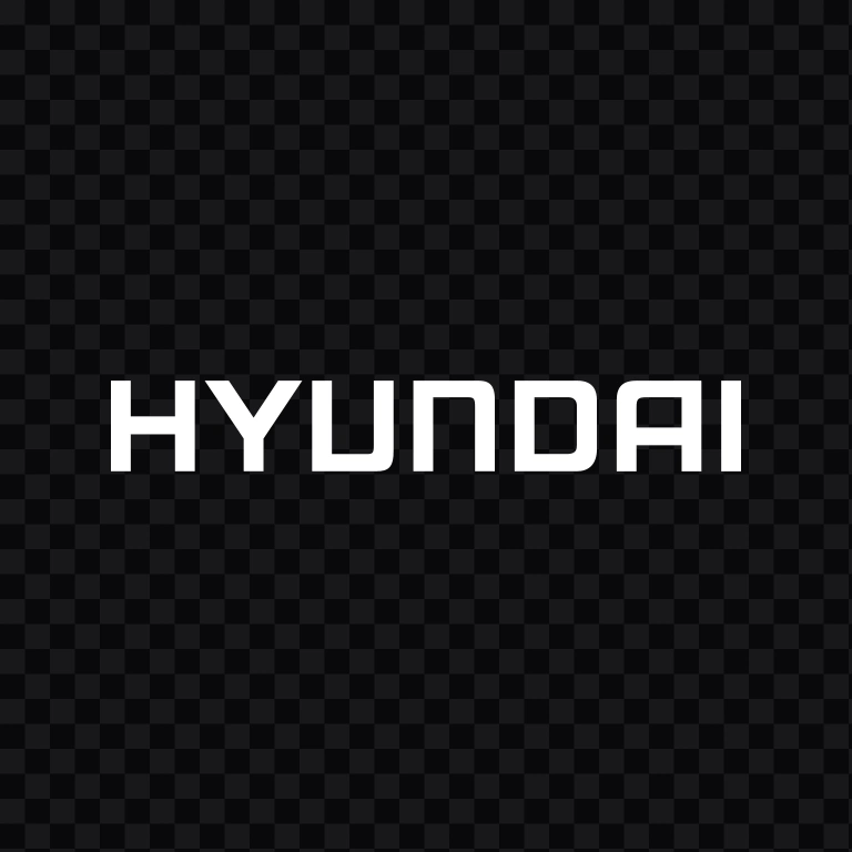 Hyundai white wordmark SVG