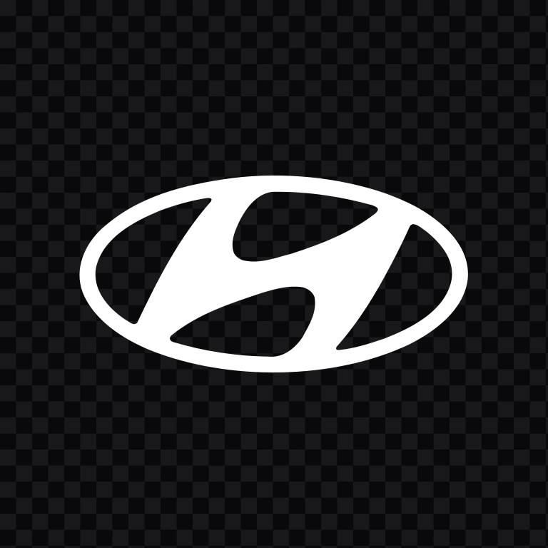 Hyundai white logo mark SVG