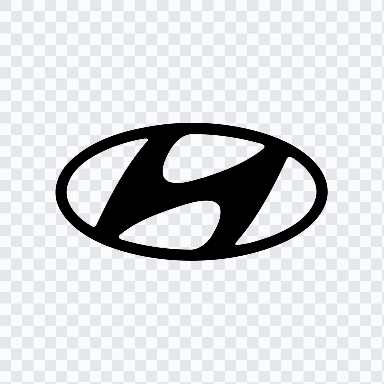 Hyundai black logo mark SVG