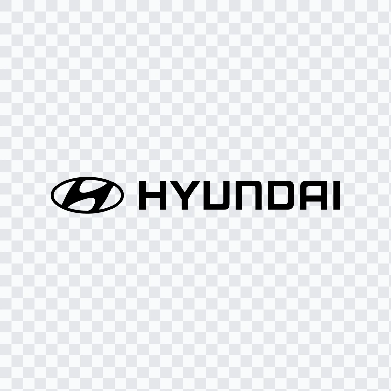 Hyundai black logo SVG