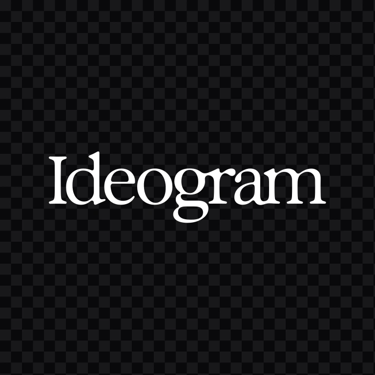 Ideogram white wordmark SVG