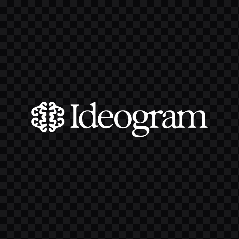 Ideogram white logo SVG