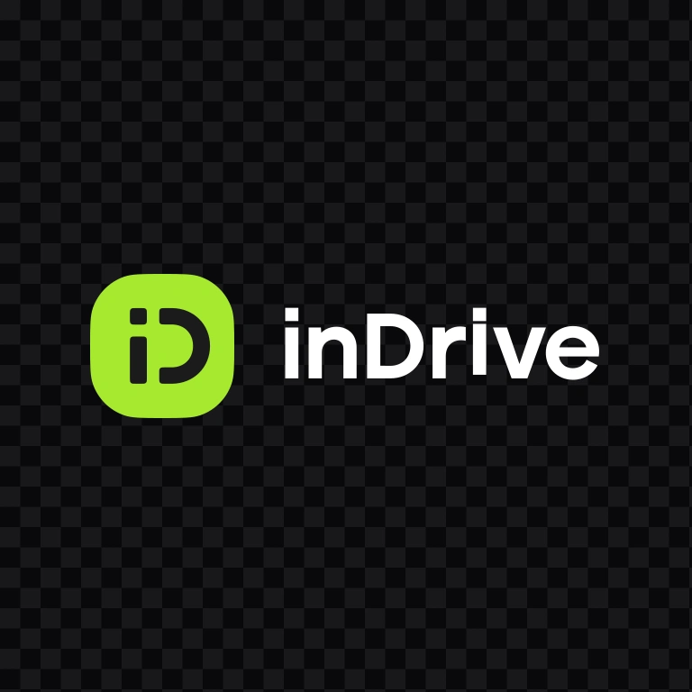 inDrive white logo SVG