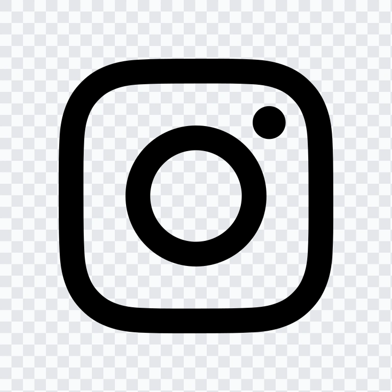 Instagram black logo SVG