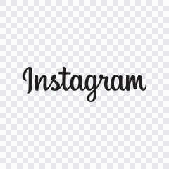 Instagram black wordmark SVG