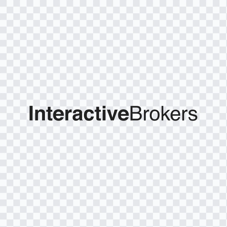 Interactive Brokers black wordmark SVG