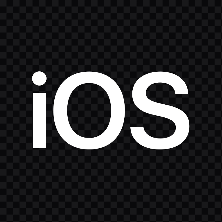 iOS white logo SVG