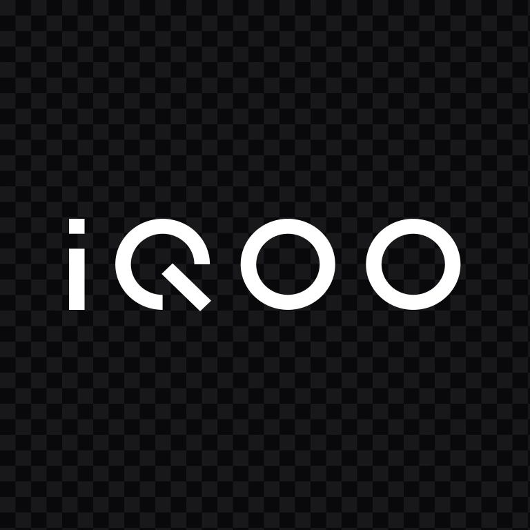 logo iQOO putih SVG