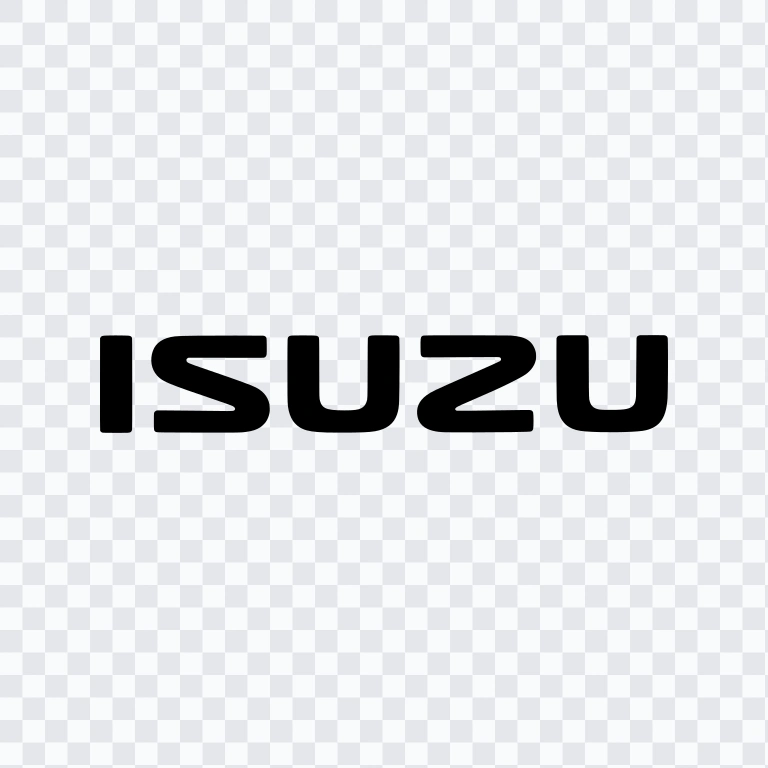 Isuzu black logo SVG