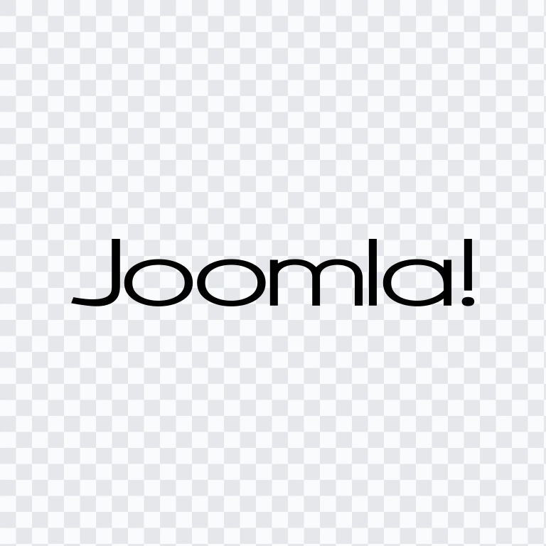 Joomla black wordmark SVG