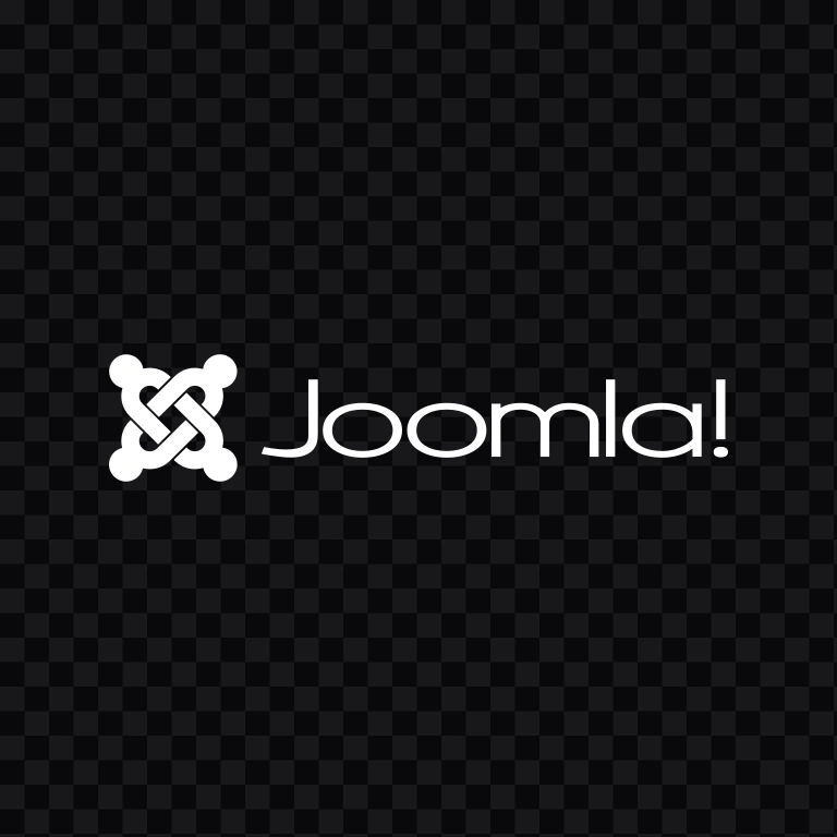 Joomla white logo SVG