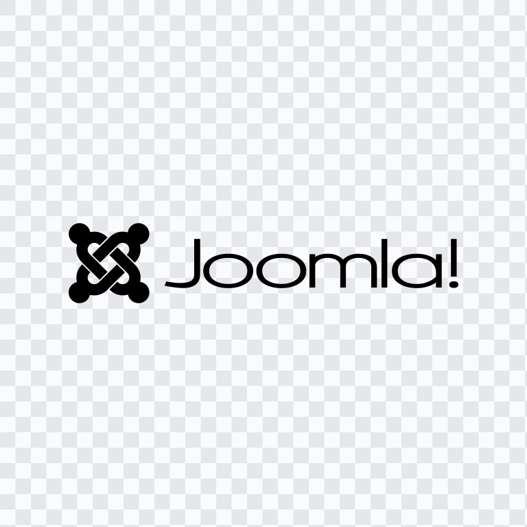 Joomla black logo SVG