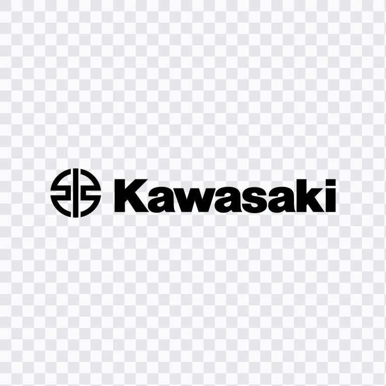 Kawasaki black logo SVG