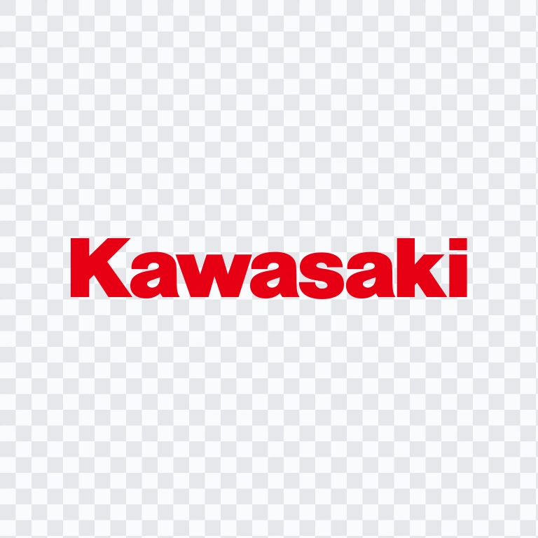 Kawasaki colored wordmark SVG