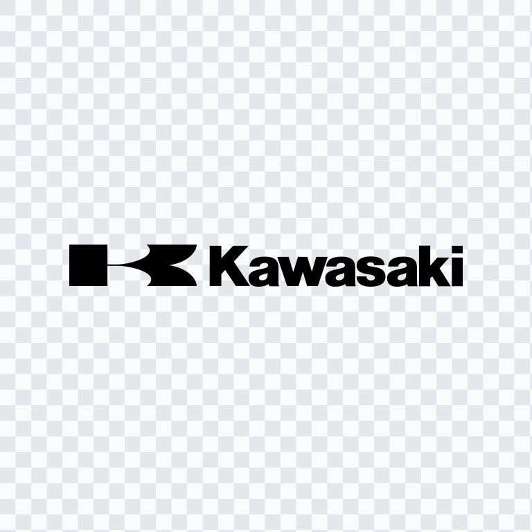 Kawasaki black logo SVG