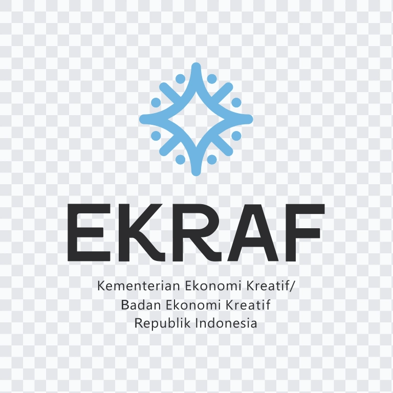 Kementerian Ekonomi Kreatif (Ekraf) colored logo SVG