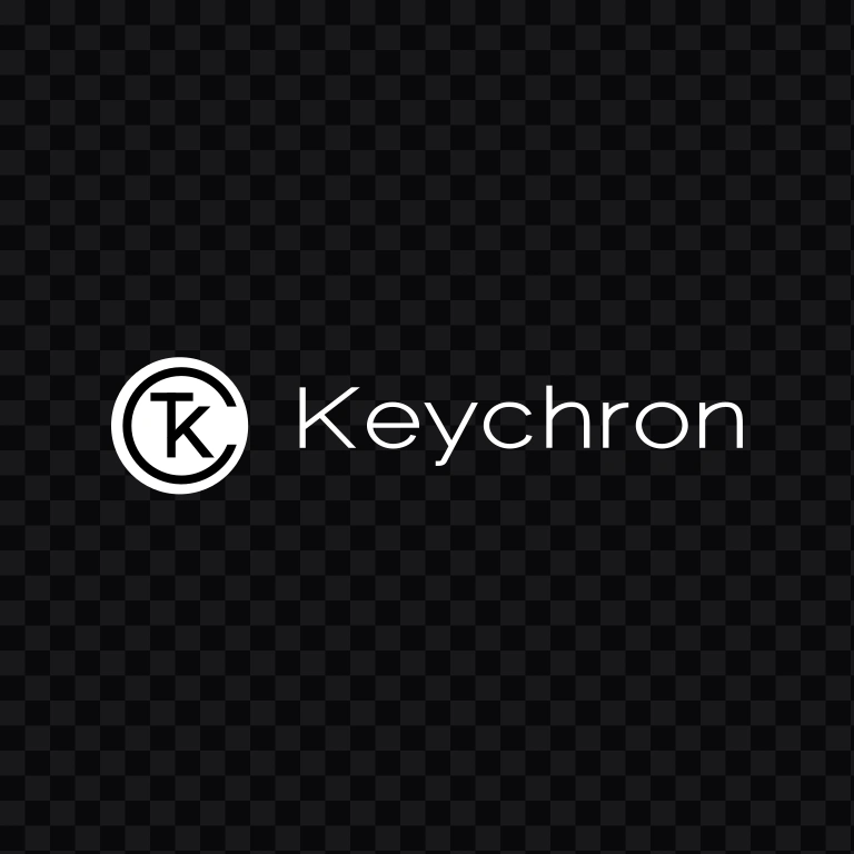 logo Keychron putih SVG