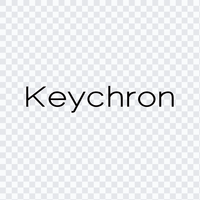 wordmark Keychron hitam SVG