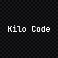 Kilo Code white wordmark PNG