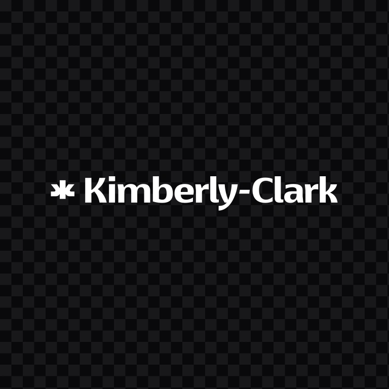 Kimberly-Clark white logo SVG