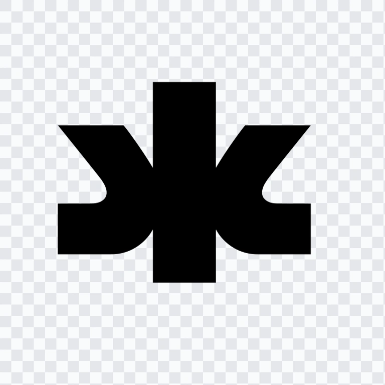 Kimberly-Clark black icon SVG