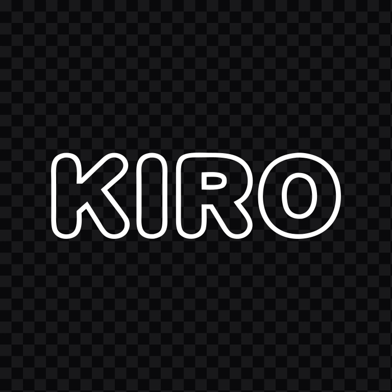 Kiro white wordmark SVG