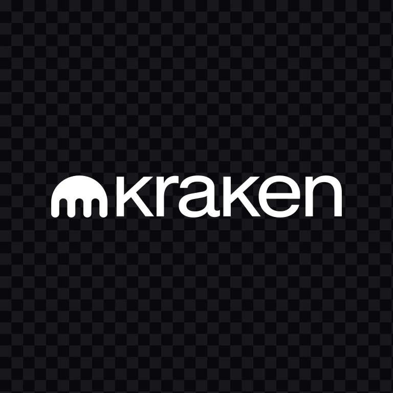 Kraken white logo SVG