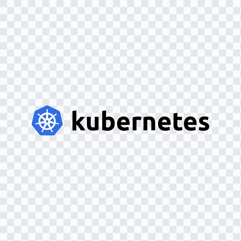 Kubernetes black logo SVG
