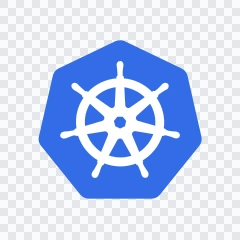 Kubernetes colored icon SVG