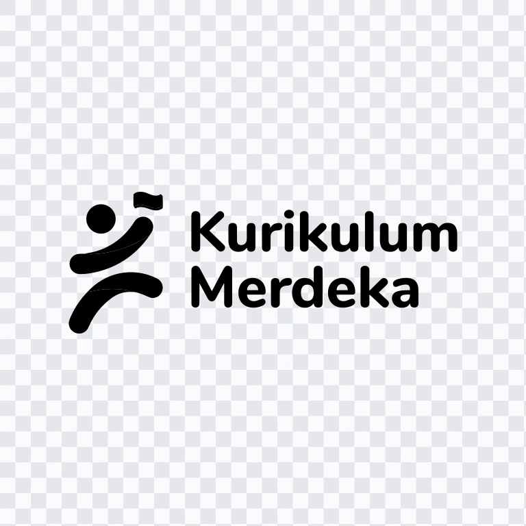Kurikulum Merdeka Black logo