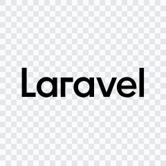 Laravel black wordmark SVG