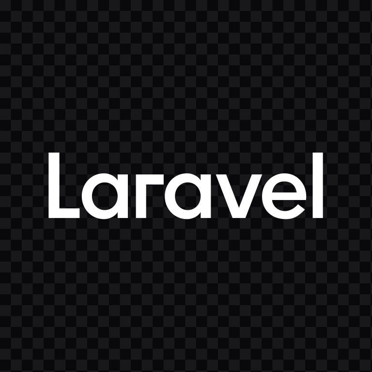 Laravel white wordmark SVG