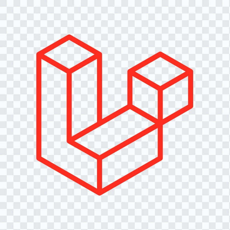 Laravel colored icon SVG