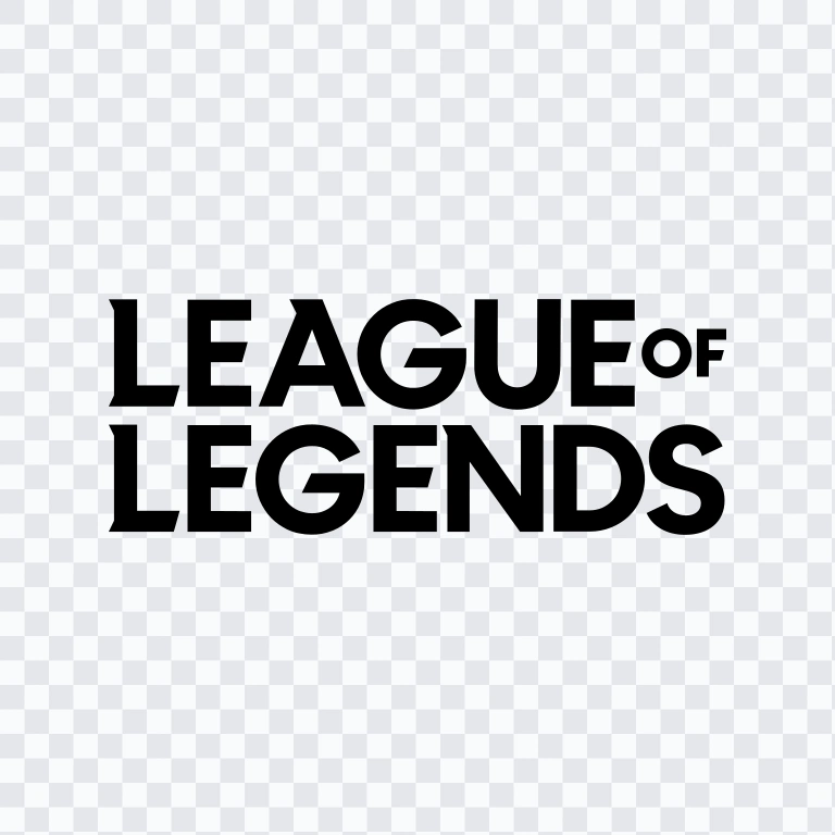League of Legends / LoL black logo SVG