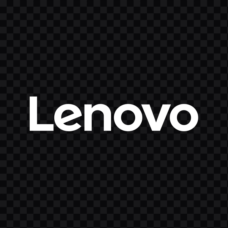 Lenovo white wordmark SVG