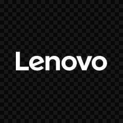 Lenovo white wordmark SVG